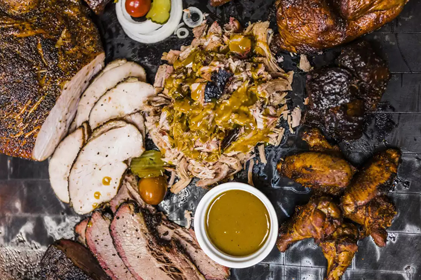Featured in Southern Living Magazine: #39 TIE: Bessinger’s BBQ